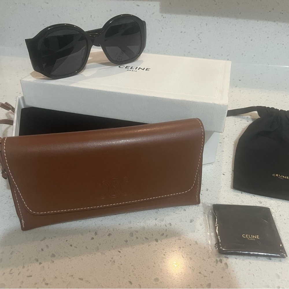 Celine Black and Brown Sunglasses